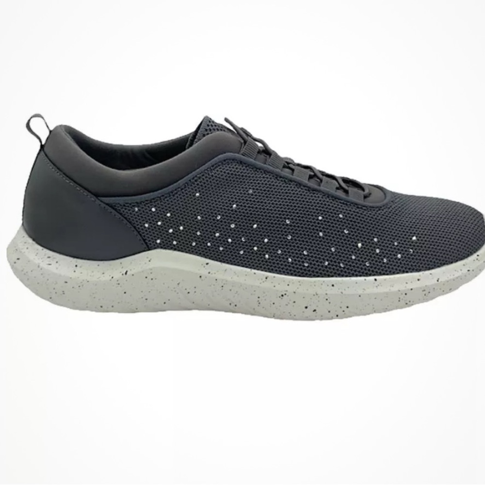 Clarks grey embellished cloudsteppers, 7.5, bedecked with rhinestones.